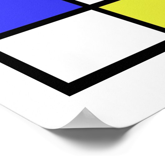 Mondrian #59 poster (Ecke)