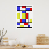 Mondrian #59 poster (Küche)