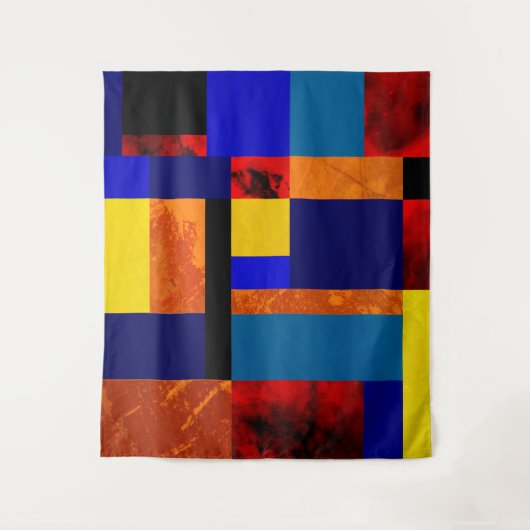 Mondrian #7-1 Großformat Wandteppich (Vorderseite)