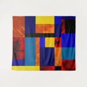 Mondrian #7-1 Large Wandteppich (Vorderseite (Horizontal))