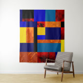 Mondrian #7-1 Large Wandteppich (Beispiel)