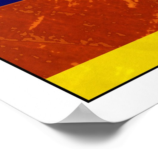 Mondrian #7-1 poster (Ecke)