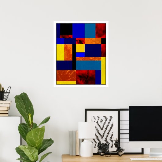Mondrian #7-1 poster (Heimbüro)