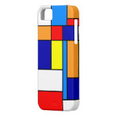 Mondrian #8 Case-Mate iPhone hülle (Rückseite Links)