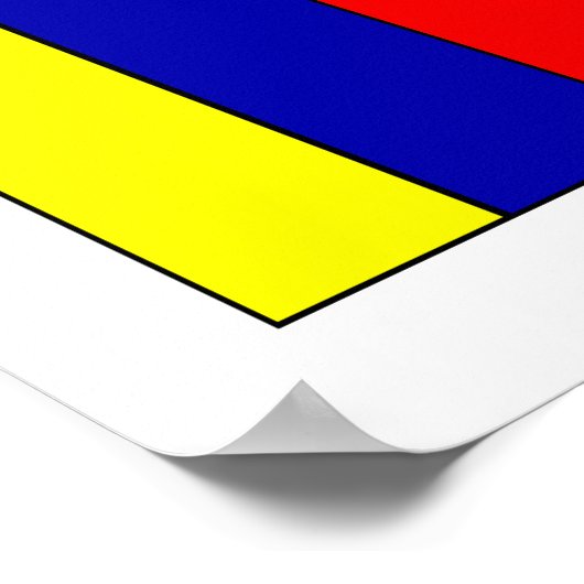 Mondrian #8 poster (Ecke)