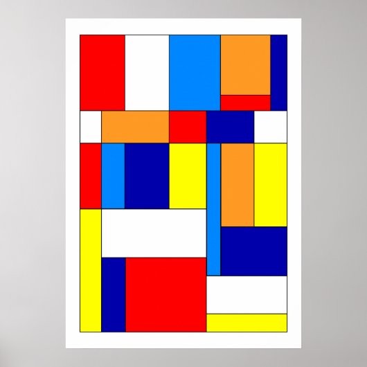 Mondrian #8 poster (Vorne)