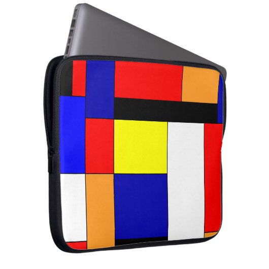 Mondrian #9 laptopschutzhülle (Vorne Rechts)