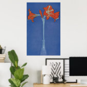 Mondrian Amaryllis in Flash Poster (Heimbüro)