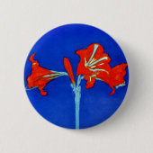 Mondrian Amaryllis-Knopf Button (Vorderseite)