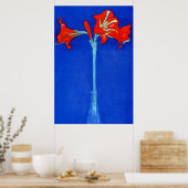 MONDRIAN Amaryllis Lilly Piet Mondrian Poster (Küche)