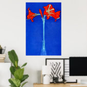 MONDRIAN Amaryllis Lilly Piet Mondrian Poster (Heimbüro)