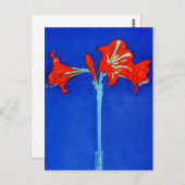 Mondrian Amaryllis Postcard Postkarte (Vorne/Hinten)
