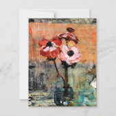 Mondrian - Anemonen in Vase, Karte (Vorderseite)