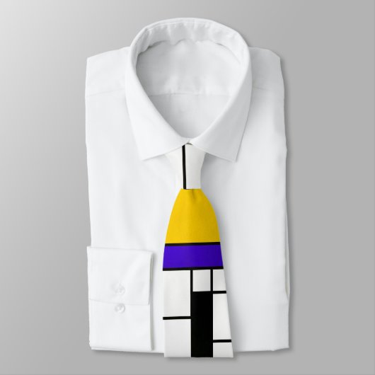 Mondrian Art-abstrakte Kunst Krawatte (Gebunden)