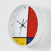 Mondrian Art geometric Colors Uhr (Winkel)