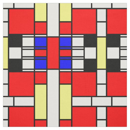 Mondrian Art Neoplasticism Entwurf Stoff (Muster)