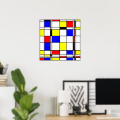Mondrian Art Poster (Heimbüro)