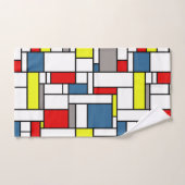 Mondrian Artentwurf Badhandtuch Set (Handtuch)
