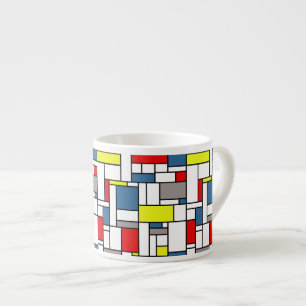 Mondrian Artentwurf Espressotasse