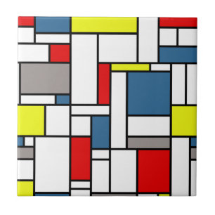 Mondrian Artentwurf Fliese