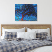 Mondrian - Avond (Abend) Roter Baum Leinwanddruck (Insitu (Schlafzimmer))