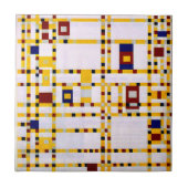 Mondrian - Broadway Boogie Woogie Fliese (Vorderseite)