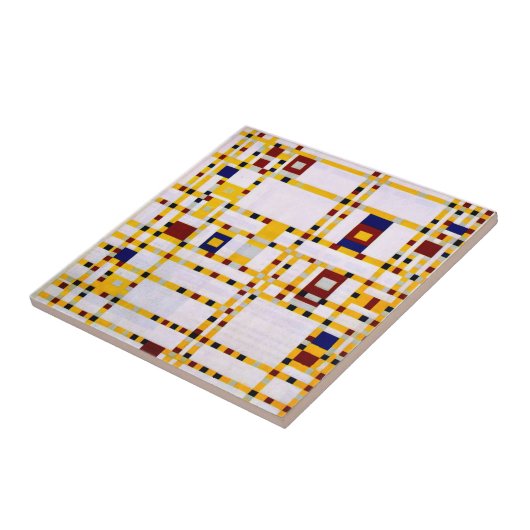 Mondrian - Broadway Boogie Woogie Fliese (Seite)