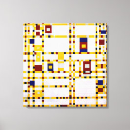 Mondrian - Broadway Boogie Woogie Leinwanddruck
