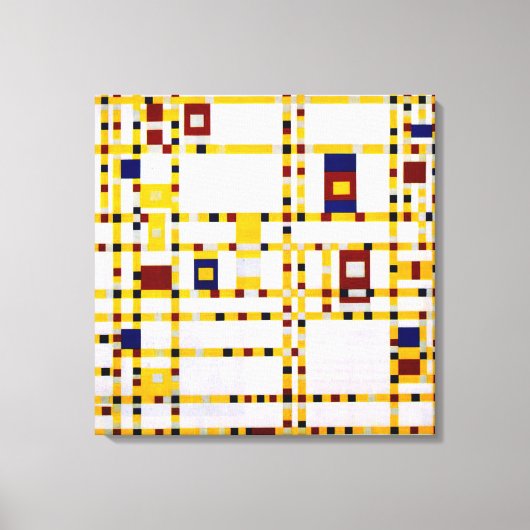Mondrian - Broadway Boogie Woogie Leinwanddruck (Vorderseite)