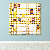 Mondrian - Broadway Boogie Woogie Leinwanddruck (Insitu (Holzboden))