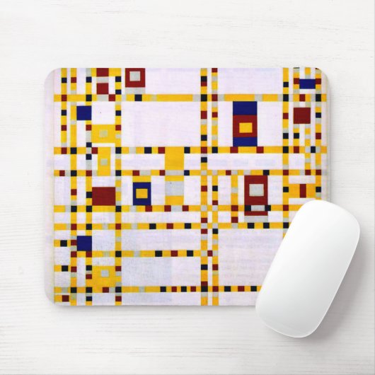 Mondrian - Broadway Boogie Woogie Mousepad (Mit Mouse)