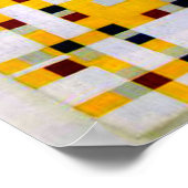 Mondrian - Broadway Boogie Woogie Poster (Ecke)