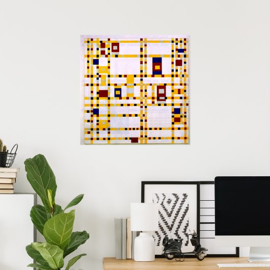 Mondrian - Broadway Boogie Woogie Poster (Heimbüro)