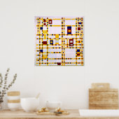 Mondrian - Broadway Boogie Woogie Poster (Küche)