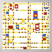 Mondrian - Broadway Boogie Woogie Poster (Vorne)