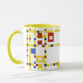 Mondrian - Broadway Boogie Woogie Tasse (Links)