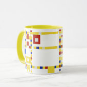Mondrian - Broadway Boogie Woogie Tasse (Vorderseite Links)