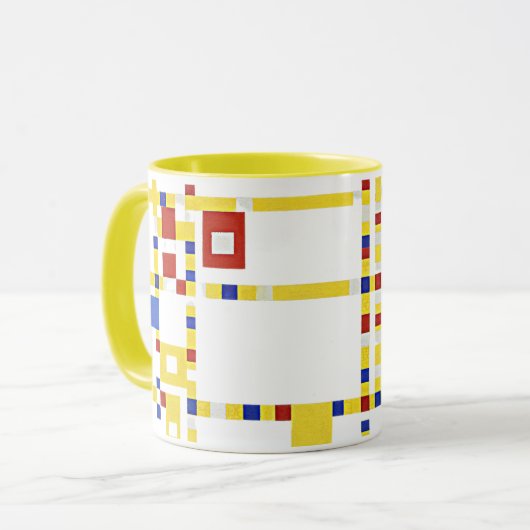 Mondrian - Broadway Boogie Woogie Tasse (Vorderseite Links)