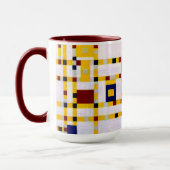 Mondrian - Broadway Boogie Woogie Tasse (Links)