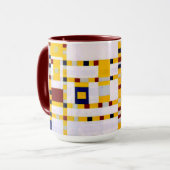 Mondrian - Broadway Boogie Woogie Tasse (Vorderseite Links)