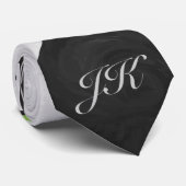 Mondrian Brown Yellow Green Print Krawatte (Gerollt)