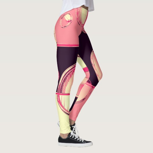 Mondrian & Bubbles Leggings (Rechts)