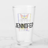 Mondrian Cat Glas (Rückseite)