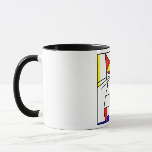 Mondrian Cat Tasse (Links)