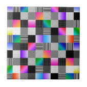 Mondrian Couturen Fliese (Vorderseite)