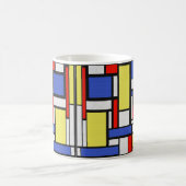 Mondrian De Stijl Kaffeetasse (Mittel)