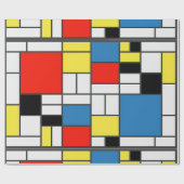 Mondrian de Stjil Geschenkpapier (Flach)
