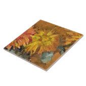 Mondrian - Drei Chrysanthema Fliese (Seite)