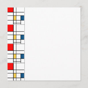 Mondrian Einladung