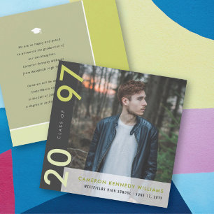 Mondrian-Farbblöcke Grad Modern Foto-Abschlussfeie Ankündigung